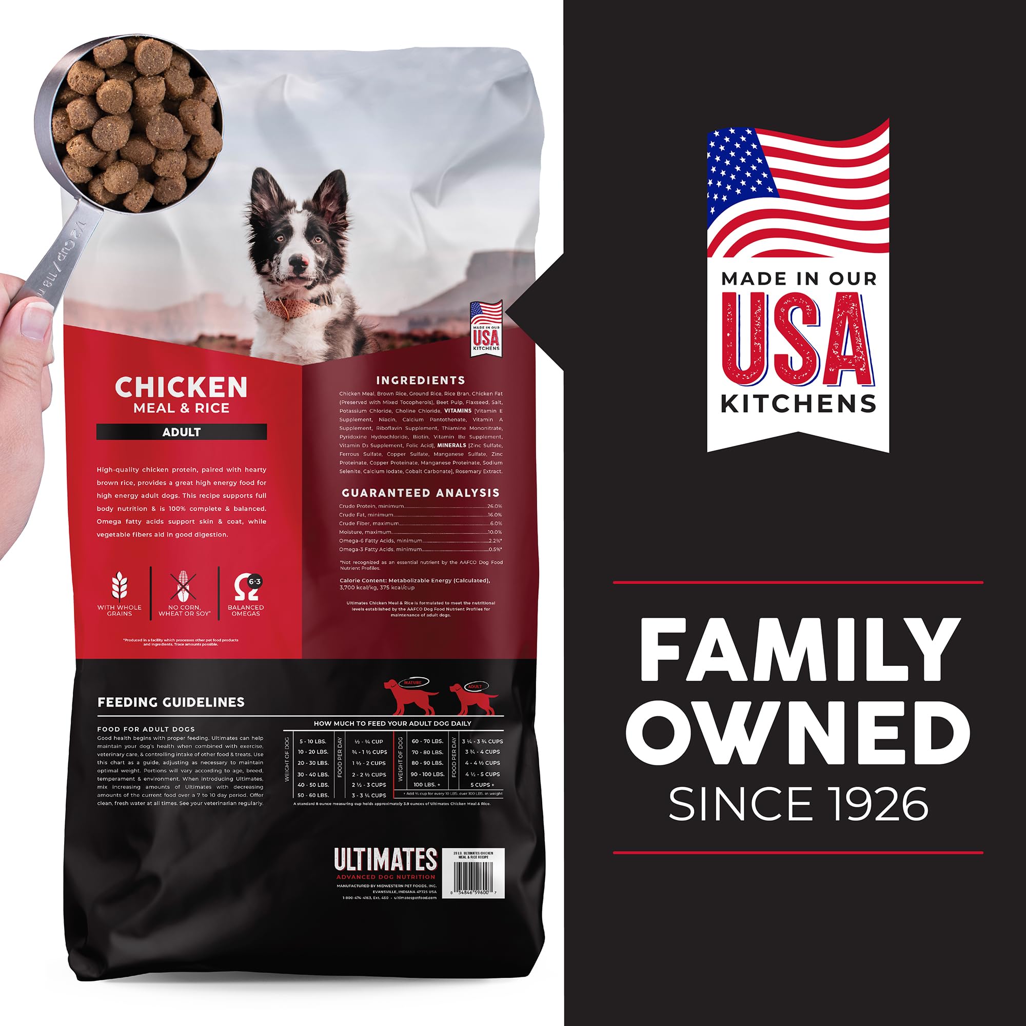 Ultimates Chicken Meal & Rice Dry Dog Food (40 lb. Bag)