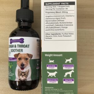 Dog Cough Treatment, Dog Allergy Relief Supplement for Suppress Allergy, Dry, Wet & Barky Cough for Dogs