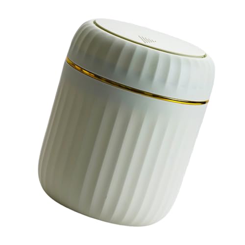 PASNMKvn Small Desktop Trash Can with Lid Desktop Trash Can for Office and Home Use ABS Waste Bin Organization Container