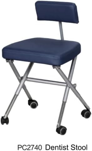 Castanai Patient Chair with Tray with Integrated LED Exam Light with Doctor's Stool Nylon Bag