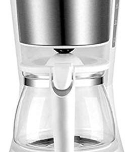 NDRFAWY Coffee Machine Espresso Maker with 652Ml Glass Kettle Coffee Powder Filter Anti-Drip Insulation Teapot