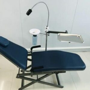 Castanai Patient Chair with Tray with Integrated LED Exam Light with Doctor's Stool Nylon Bag