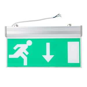 acrylic led emergency exit lighting sign safety evacuation indicator light 110-220v