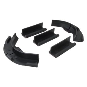 5pcs 2024 version black light strip mounting bracket for hue play gradient lightstrip for flat and non flat back of tv