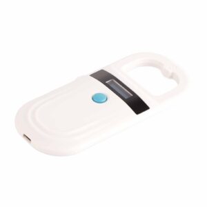 Microchip ID Reader, Rechargeable Pet Scanner Reader,Supports Reading FDXB and EMID Microchips,for Animal Management, Resource Management, Railway Detection