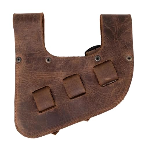 Colaxi Medieval Sheath Sheath Frog for Men Role Playing Stage Show, Brown