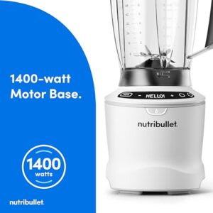 nutribullet SmartSense Blender Combo, 5-speed blender, 1400 Watt Matte White