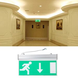 Acrylic LED Emergency Exit Lighting Sign Safety Evacuation Indicator Light 110-220V