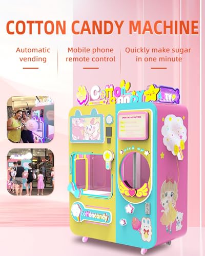 Cotton Candy Vending Machine Kc Certified High Capacity Cotton Candy Machine Industrial Cotton Candy Floss Machine