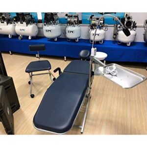 Castanai Patient Chair with Tray with Integrated LED Exam Light with Doctor's Stool Nylon Bag