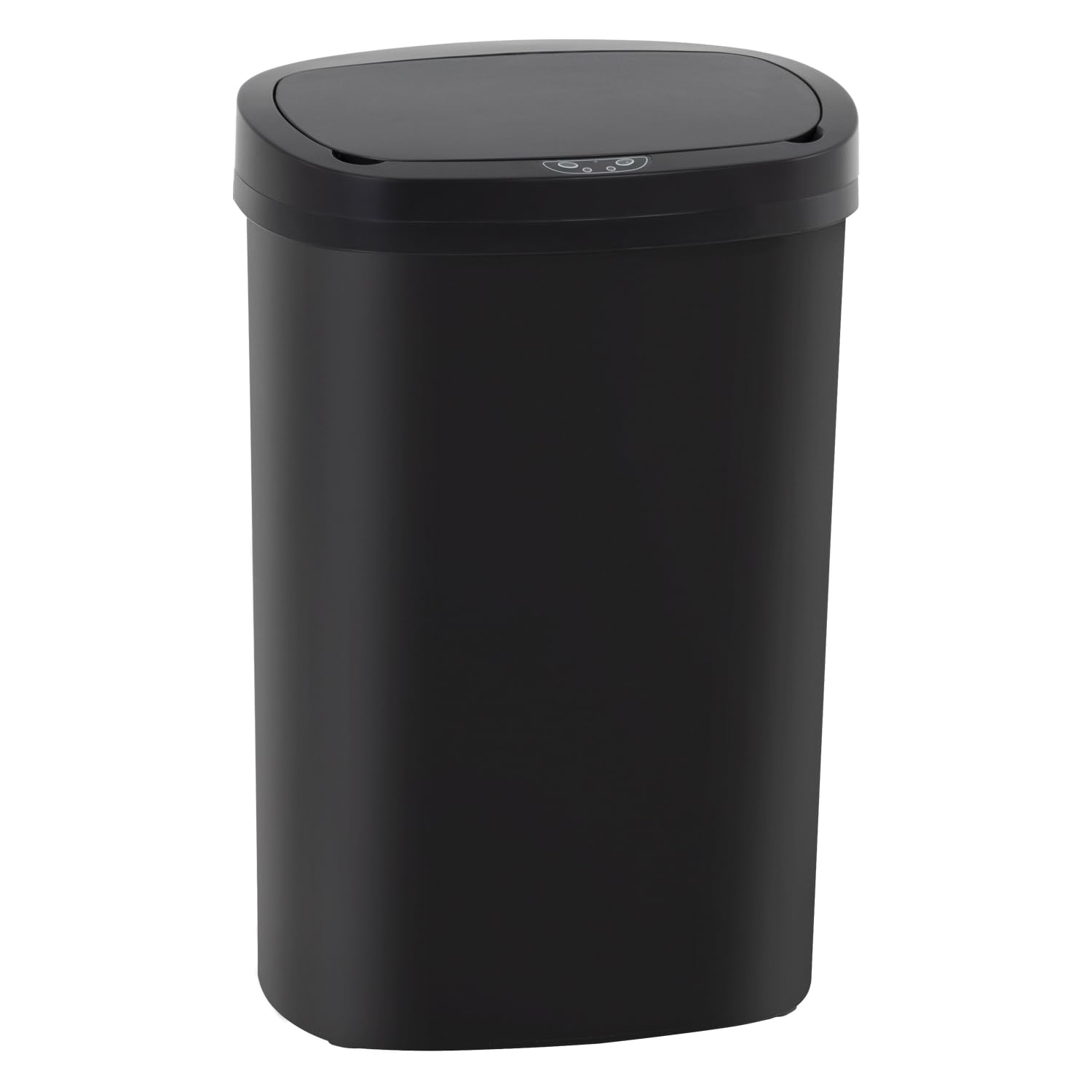 PayLessHere 13 Gallon Trash Can Kitchen Trash Can Automatic Garbage Can with Lid Touch Free High-Capacity Motion Sensor for Kitchen Bedroom Bathroom Office Wateproof Trash Bin (1, Black)