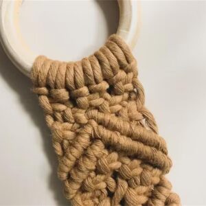 Macrame Kitchen Towel Holder, Macrame Knit Hanging Kitchen Towel Holder, Macrame Towel Holder Ring, Macrame Towel Holder Ring, Macrame Towel Holder