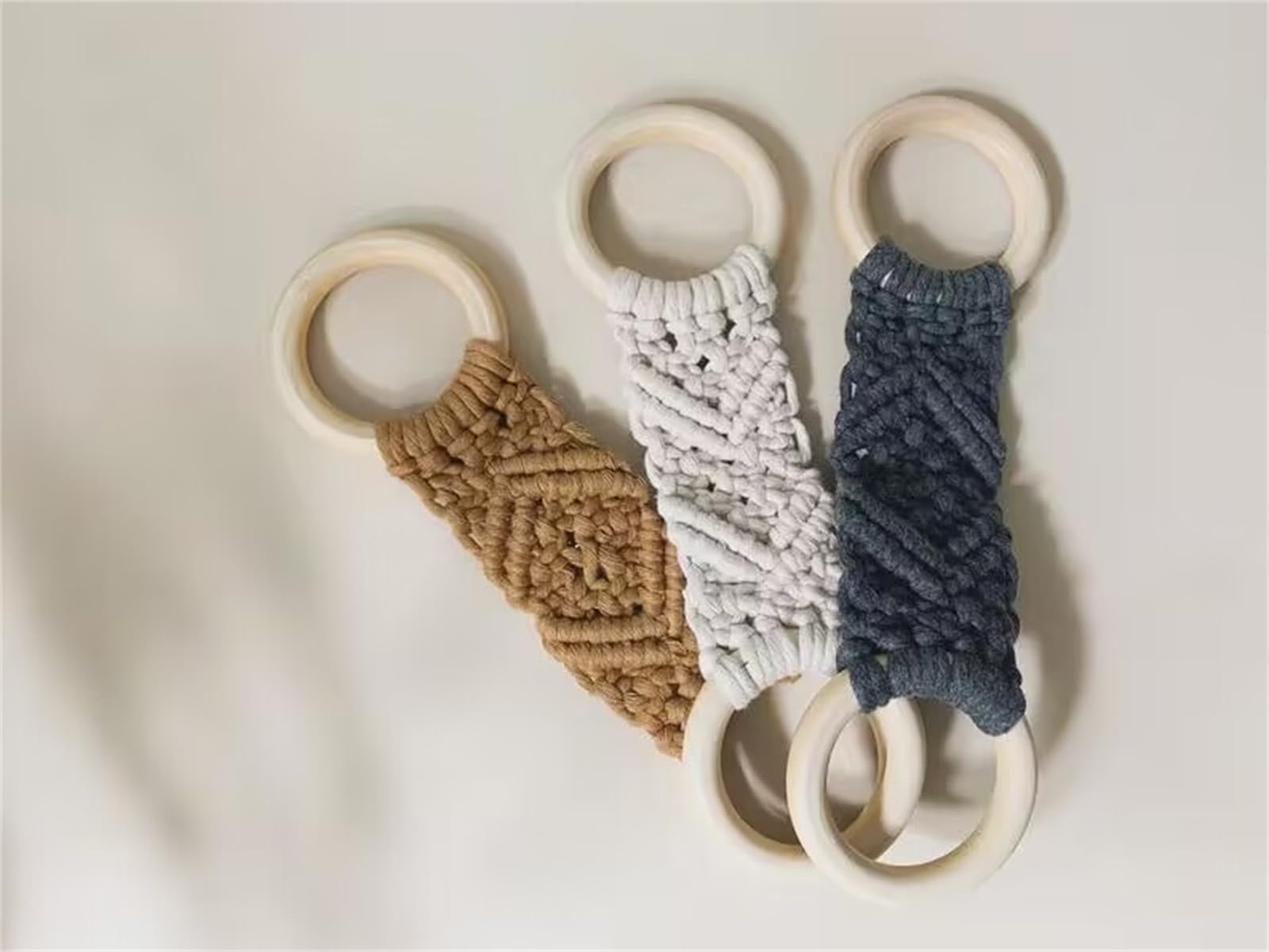 Macrame Kitchen Towel Holder, Macrame Knit Hanging Kitchen Towel Holder, Macrame Towel Holder Ring, Macrame Towel Holder Ring, Macrame Towel Holder