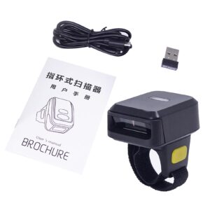 Barcode Scanner, Bluetooth Qr Code Scanner Barcode Scanner with 270° scanning Head Rotation Design for Easy and Clear Printing (1D Barcode)