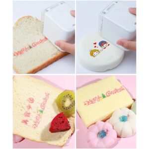 Mini Color Inkjet Food Printer, 1200 Dpi Portable Handheld Cake Printer Width 14.3 Mm Control, and Fast and Clear Output, for Bread Coffee Foodies Art Cooking