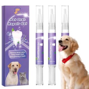 affeeco pet oral repair gel,pet oral repair gel for dogs,pet breath freshener gel care cleaner,pet teeth repairing(3pcs)