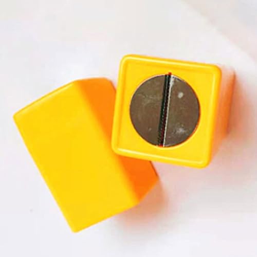 ORFOFE 3pcs Boxes Razor Blade Disposal Container Razor Blade Scraper Abs Yellow Blades Recycling Case Waste Blades Container