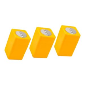 nulylu 3pcs boxes safety knife folder blade yellow abs