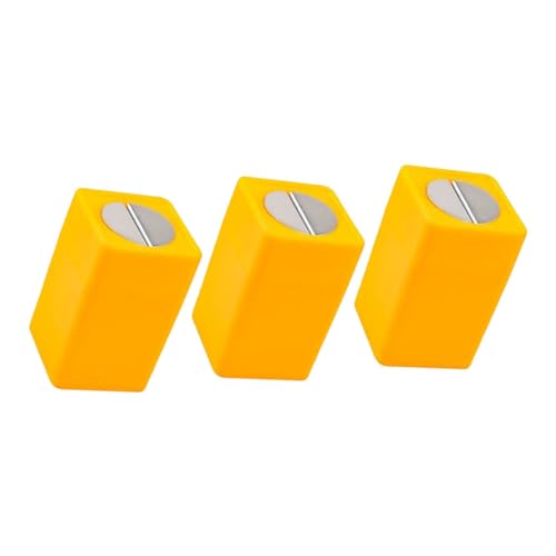 NULYLU 3pcs Boxes Safety Knife Folder Blade Yellow Abs