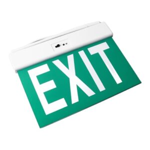 Transparent Acrylic LED Emergency Exit Sign Striking Design for Indoor Use AC85 265V