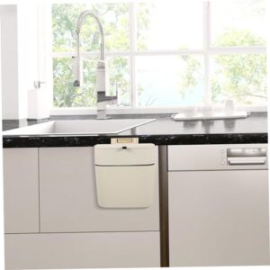 FELTECHELECTR Hanging Trash Can Compost Bin Kitchen Counter Kitchen Hanging Bucket Pp Compost Bin Kitchen