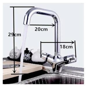 Double Handle Thermostatic Kitchen Mixer Sink Thermostatic Faucet Sink Mixer Faucet Bathroom Thermostatic Faucet