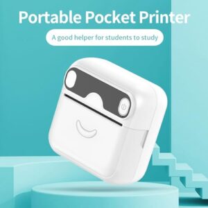 Enlybee Mini Thermal Photo Printer - Quick & Portable Inkless Printing for Office & Mini