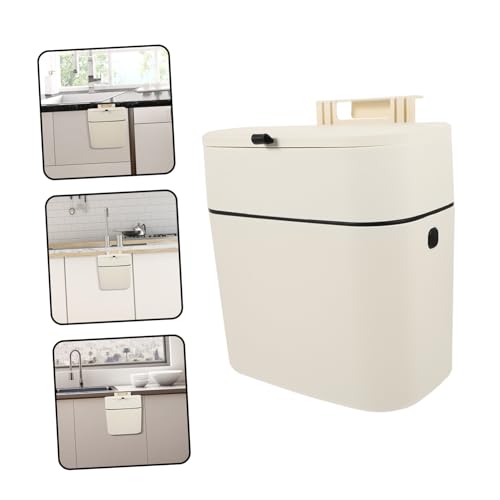 FELTECHELECTR Hanging Trash Can Compost Bin Kitchen Counter Kitchen Hanging Bucket Pp Compost Bin Kitchen