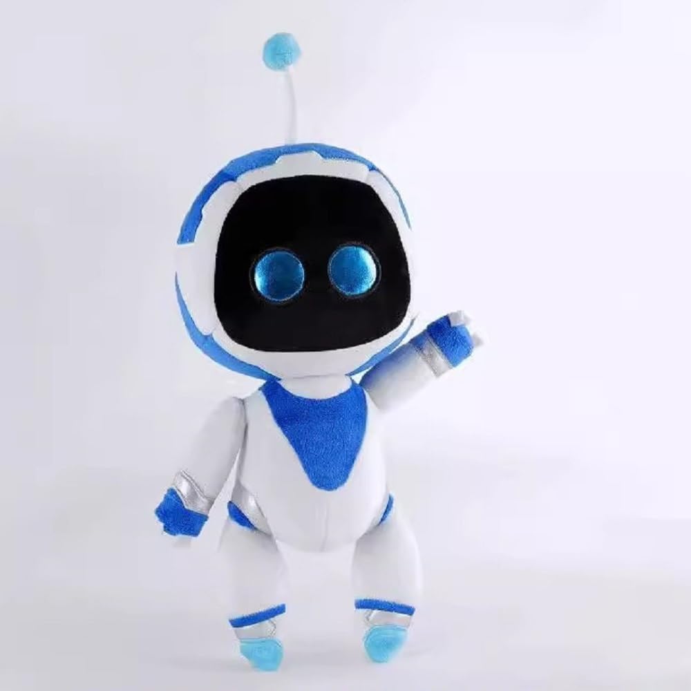 LPVIGJHK Astro Bot Plush, 11.8in/30cm Astro Bot Plushies Toy, Astro Bot Plushies Soft Stuffed Figure Doll, Cartoon Astro Bot Plush Doll Anime Plush Throw Pillow for Game Fans, Kids and Fans Gift