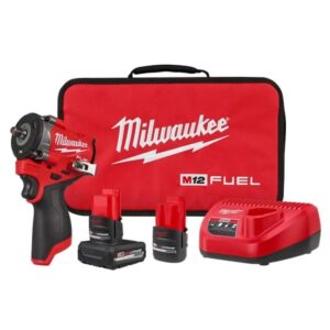 milwaukee 2562-22 m12 fuel™ stubby 3/8" impact wrench kit