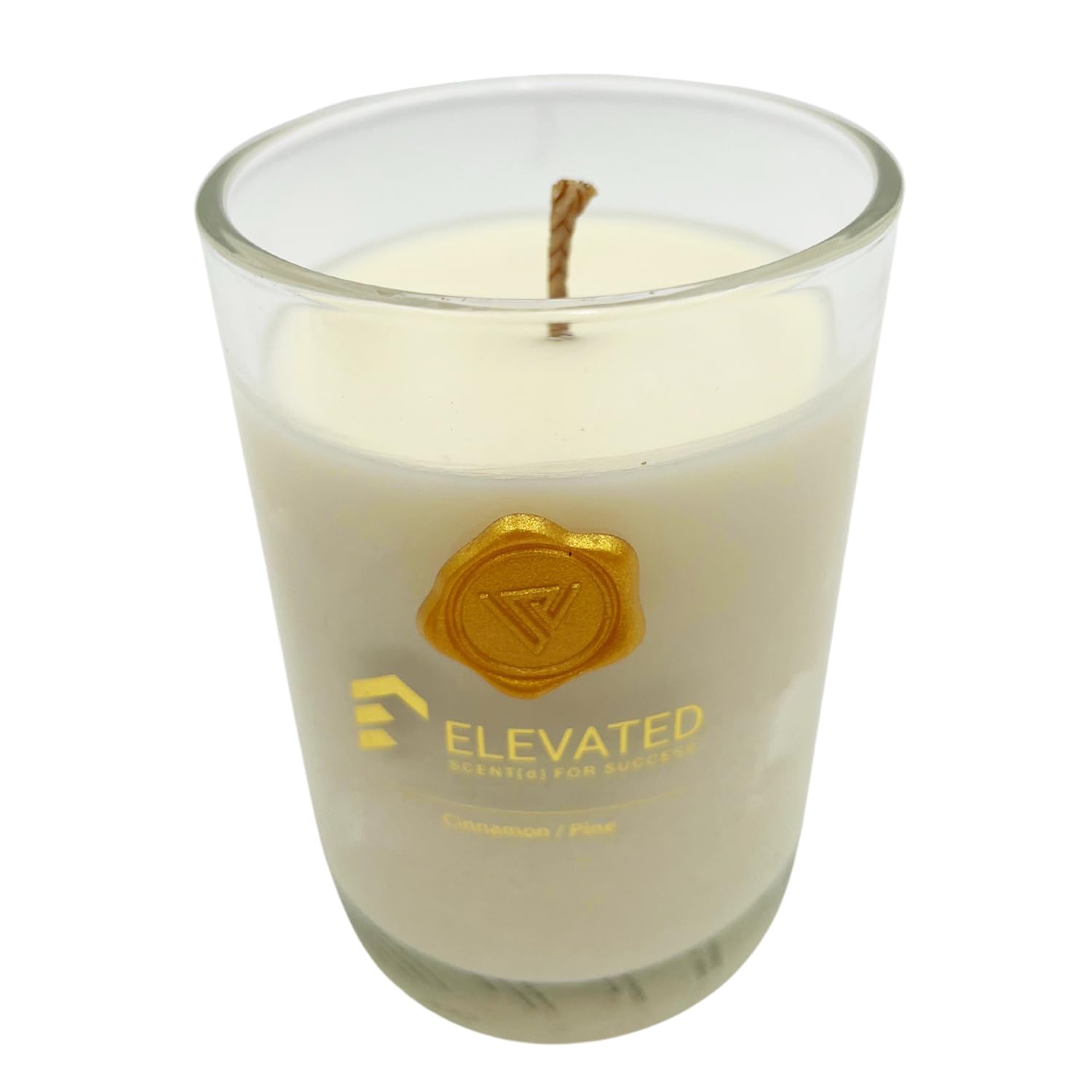 Elevated Scente[d] Candles - Cinnamon Pine Candle | Soy Christmas Candles with Winter Candle Scents | Cozy Season Candle Jar - 70h Long Burning Time | 9.1oz Large