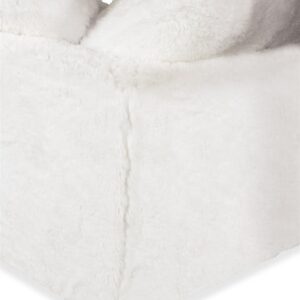 Barefoot Mega Plush 3-Seat Sofa in White Fabric by Hooker Furnishings