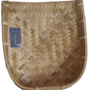 Handwoven Bamboo Soop Basket, 16 x 15 inches for Chhath Puja