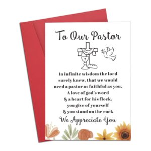 ggojagst pastor appreciation cards pastor appreciation gifts religious pastor gifts for men women pastor birthday card pastor wife appreciation gifts thank you gift for pastor anniversary card