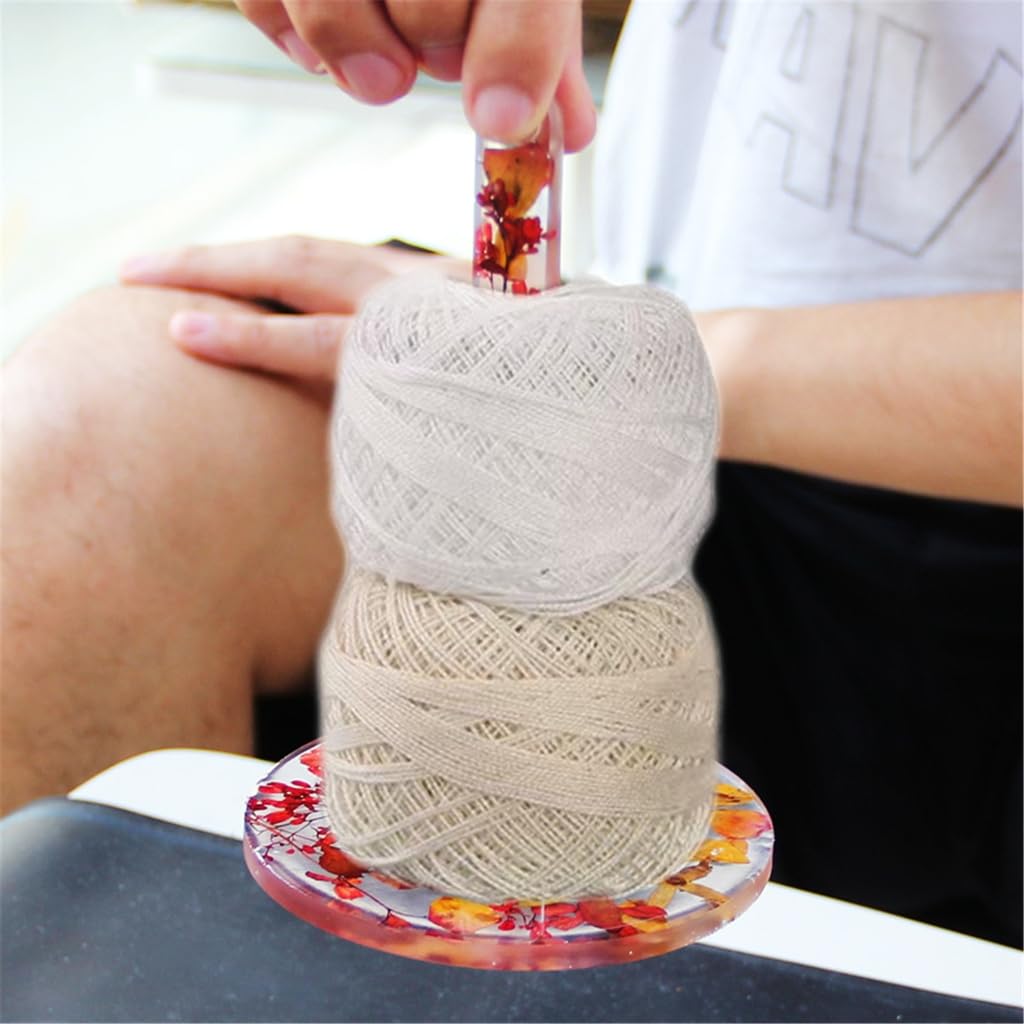 Multipurpose Adjustable Sturdy Silicone Wrist Yarn Holder Accessory for Easy Knitting On The Way Portable and Practical Silicone Resin Mold