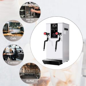 Steam Milk Frother Machine | 12L Coffee Milk Foam Machine Steamer | 110 V Milk Foamer, Steam Milk Frothing Machine for Espresso Coffee Tea Coffee Shop Dessert Shop