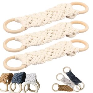 macrame towel holder ring, macrame kitchen towel holder, crochet towel holder rings, macrame knit hanging kitchen towel holder, crochet hanging dish towel holder hanging kitchen towels ring (c)