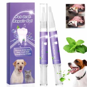 lettuce pets toothbrush, lettuce pets dog toothbrush, lettuce pet oral repair gel for dogs, lettuce comfy toothbrush pen, lettuce pet toothbrush pen, for dog cats dental care fresh breath (2 pcs, 1)