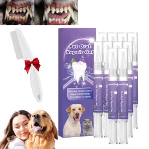 kdlgjdv lettuce pets toothbrush, lettucepets toothbrush, lettuce pet oral repair gel for dogs, lettuce pets dog toothbrush, pet breath freshener gel care cleaner for dog cats (10)