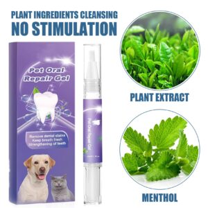 Lettuce Pets - Lettuce Pets Toothbrush, Lettuce Pets Dog Toothbrush, Lettuce Pets Oral Repair Gel, Lettuce Pet Toothbrush Pen,Pet Breath Freshener Gel Care Cleaner for Dog Cats (3)