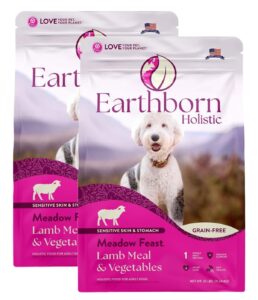 earthborn holistic meadow feast grain-free natural dry dog food (2 bags - 50 pounds total)