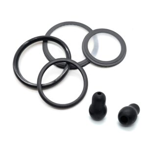 adult + pediatric diaphragm with rim assemblies. fits cardiology iii (3) + 2 extra ear pieces. compatible with littmann and other stethoscopes