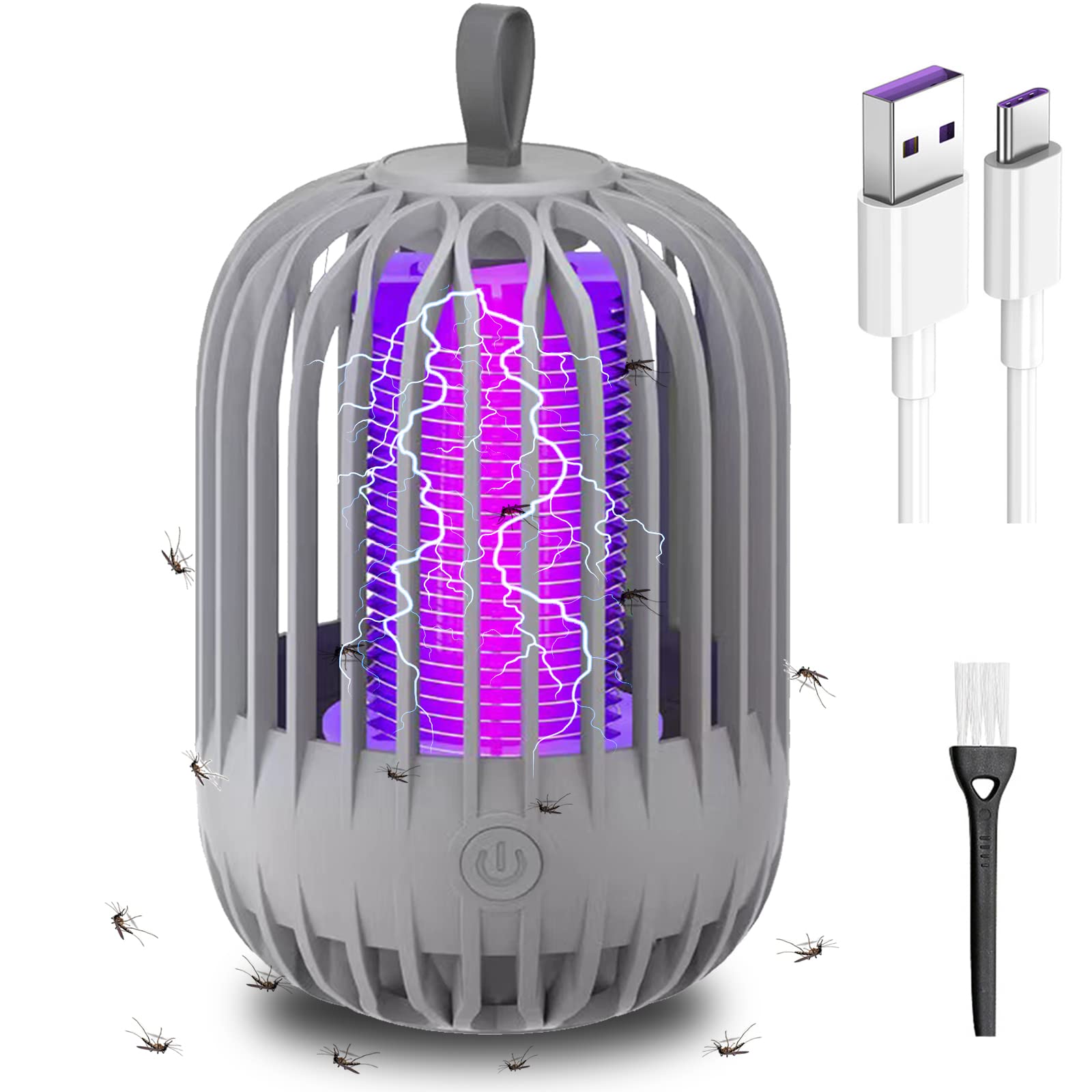 Bug Zapper Indoor,Mosquito Zapper,2024 Upgraded Powerful Indoor Bug Zapper for Home, Garden, Patio,Outdoor Camping