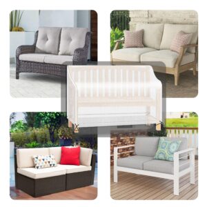 daykect Bench Cover Outdoor Loveseat Cover Waterproof Patio Loveseat Cover Outdoor Bench Cover Patio Furniture Covers 25W 25D 63H