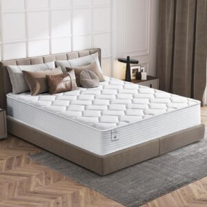 vkj full size mattress 10 inch,medium firm,upgrade hybrid memory foam matress in a box,colchones full size bed,individually pocketed springs for support and pressure relief