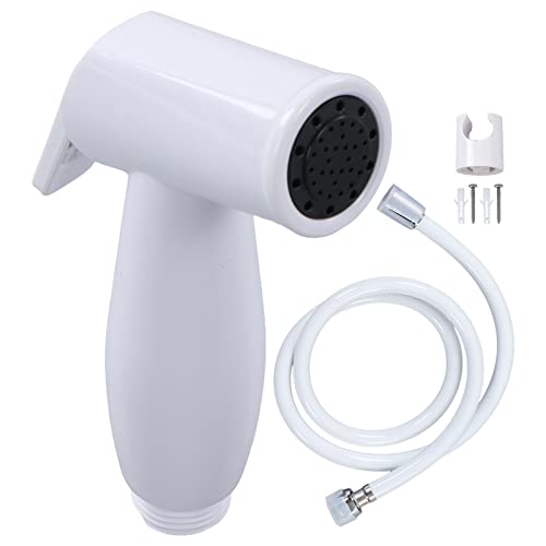 Bidet Sprayer G1/2 Thread Wall Mounted Handheld Toilet Sprayer Dog Shower Floor Carpet (B1115W three-piece set 1)