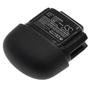 mausocela barcode scanner replacement battery, compatible cs60,cs6080,cs6080-sr40004vzww battery-700mah