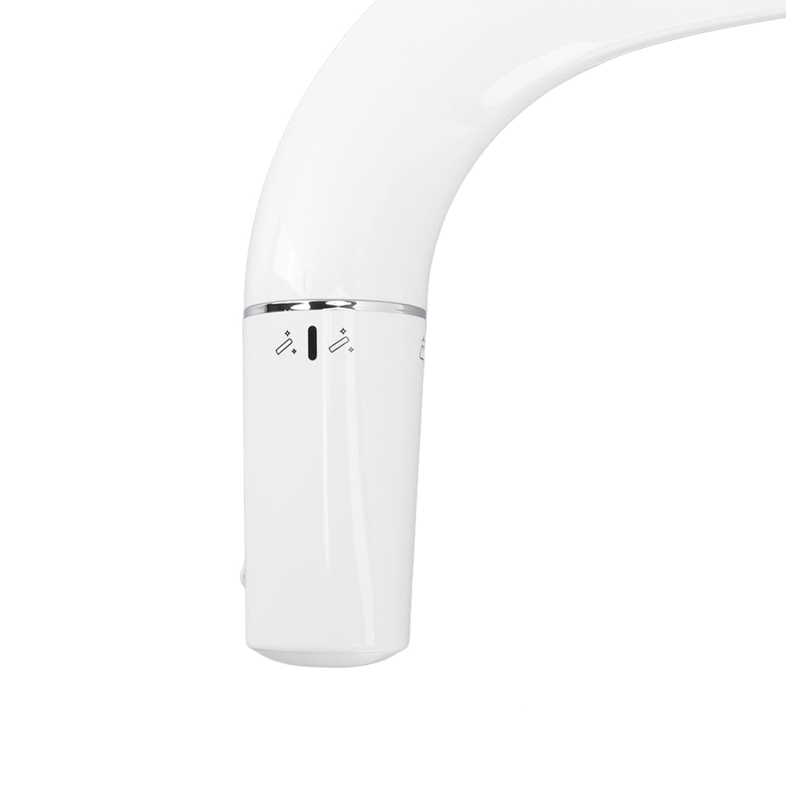 ULTRA SLIM DUAL NOZZLE SELF CLEANING BIDET TOILET SEAT ATTACHMENT FOR FEMININE BUTT WASH TEENAGERS