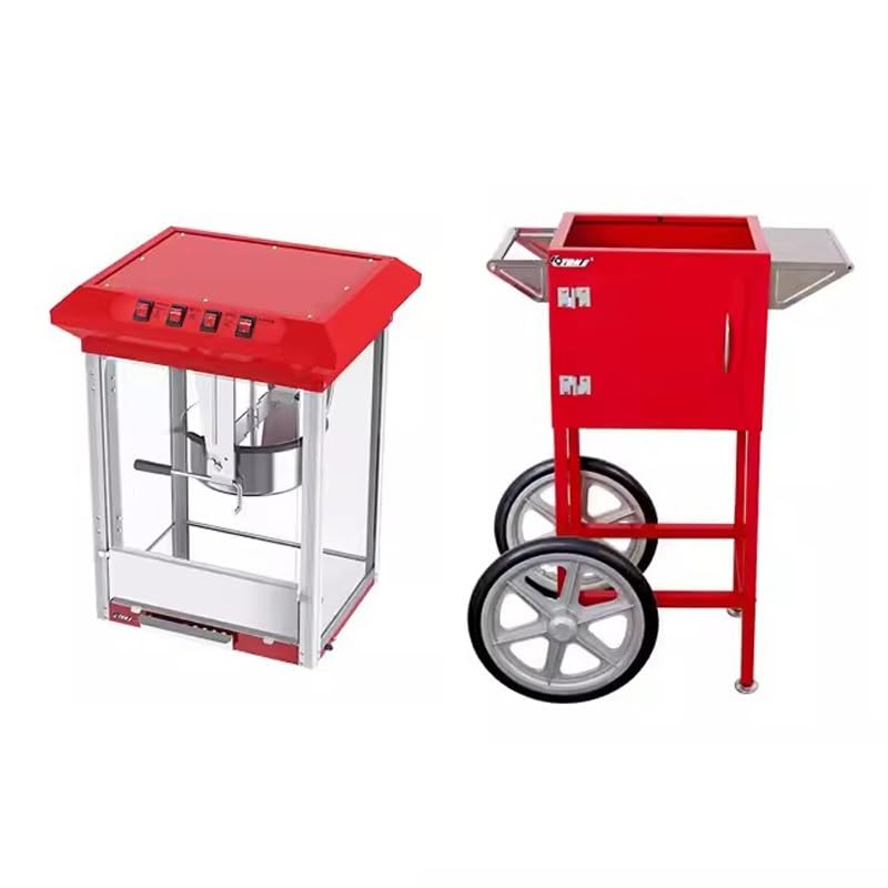 Popcorn Machine, Commercial Popcorn Cooker, Electric Popcorn Machine, Suitable for Home Theater, Party