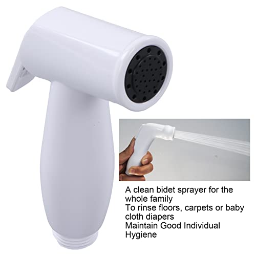 Bidet Sprayer G1/2 Thread Wall Mounted Handheld Toilet Sprayer Dog Shower Floor Carpet (B1115W three-piece set 1)